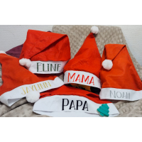 Kerstmuts / kerstmutsen / kinderkerstmuts met naam (gepersonaliseerd)