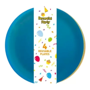 Colour - Kleurrijke Plastic Borden Set – 4 Stuks – Ø20,5 cm – Lichtgewicht & Stevig – Voor Binnen & Buiten Colour - Kleurrijke Plastic Borden Set – 4 Stuks – Ø20,5 cm – Lichtgewicht & Stevig – Voor Binnen & Buiten