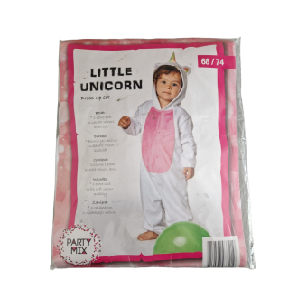 Unicorn onesie / verkleedpak maat 68-74