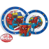Spiderman Web Kinderserviesset – 3-delig – Bord, Kom en Beker – BPA-vrij – Voor Peuters en Kleuters