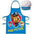 Paw patrol - Chase - Kinder schort met koksmuts | 2-delige keukenset | Verkleedset voor koken en bakken | Geschikt voor kinderen 3 t/m 8 jaar