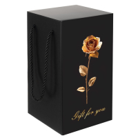 Roos in glas - led verlicht - Ruhhy - cadeau - geliefde - glazen stolp