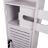 Ruhhy Badkamerkast – Stijlvol, Praktisch & Veilig - kabinet - wit - wcpapier houder - kast - wc kast - met slot