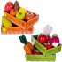 Houten fruitkraam - winkeltje - fruitstal - speelgoed - supermarkt - rollenspel - met accesoires