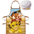 Simba - Lion king - Leeuwenkoning  - Kinder schort met koksmuts | 2-delige keukenset | Verkleedset voor koken en bakken | Geschikt voor kinderen 3 t/m 8 jaar