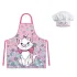 Marie de kat - Aristocats - Kinder schort met koksmuts | 2-delige keukenset | Verkleedset voor koken en bakken | Geschikt voor kinderen 3 t/m 8 jaar