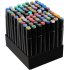 Maaleo Dubbelzijdige Markers - 80 Stuks - Inclusief Tas en Organizer