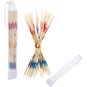 mikado spel - set van 2 - xxl - 50 cm - met elk 41 stokken - buiten