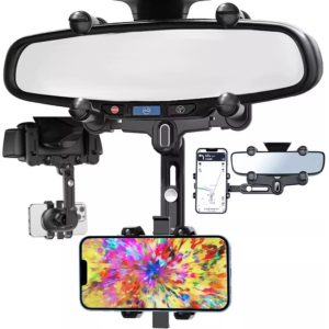 Xtrobb - Telefoonhouder Achteruitkijkspiegel - Stabiele Montage - Geschikt voor Grote Smartphones Xtrobb - Telefoonhouder Achteruitkijkspiegel - Stabiele Montage - Geschikt voor Grote Smartphones