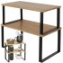 Bamboe Keukenrek - Kruidenrek Set - 2 delig Organizer