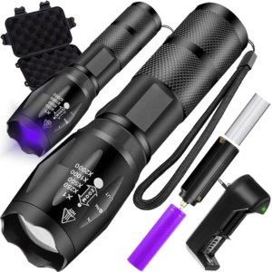 Trizand 2-in-1 XPE UV Zaklamp - Krachtige LED en UV Functie, Schokbestendig en Waterdicht
