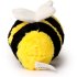 Puckator Deurstopper Honingbij - 1.2 kg - geel/zwart - knuffeldier - H21 cm - deurstop - binnendeur en buitendeur