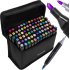 Maaleo Dubbelzijdige Markers - 80 Stuks - Inclusief Tas en Organizer