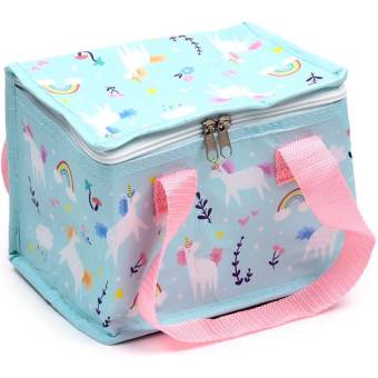 Koeltas - Lunchtas - Eenhoorn - Unicorn - Gerecycled - picknick - koeltas lunch - RPET