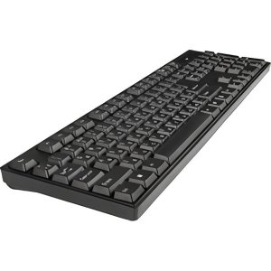 Q-Link toetsenbord – draadloos – querty numpad – 44.2 x 13.5 x 2 cm – zwart