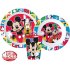 Mickey Mouse Ontbijtset – 3-delig Kinderservies – Better Together – BPA-vrij – Disney Bord, Kom & Beker – Cadeau voor Kinderen