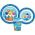 Baby shark - ontbijtset - beker, bord, bakje - 3 delig - kinderservies