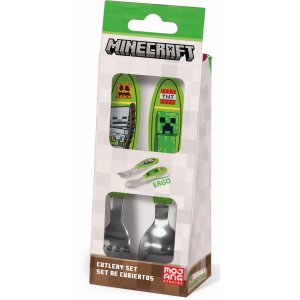Minecraft metalen bestekset - 2 stuks Minecraft metalen bestekset - 2 stuks