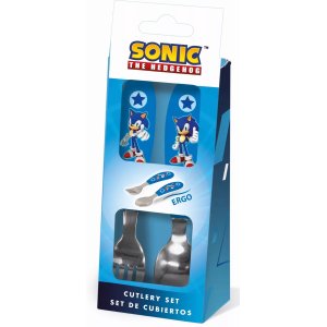 Sonic the Hedgehog Speed Bestekset Kind – 2-delig – Lepel & Vork – Veilig Leren Eten – Roestvrijstaal – Jongens Sonic the Hedgehog Speed Bestekset Kind – 2-delig – Lepel & Vork – Veilig Leren Eten – Roestvrijstaal – Jongens