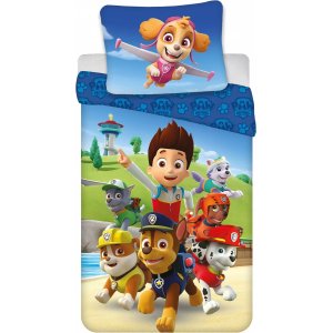 Paw Patrol - dekbedovertrek - team Patrol - 140 x 200 cm - 70 x 90 cm - Polyester