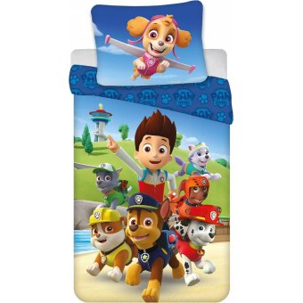Paw Patrol - dekbedovertrek - team Patrol - 140 x 200 cm - 70 x 90 cm - Polyester