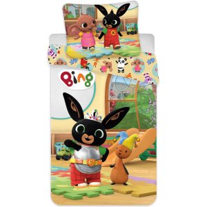Bing - Bunny - BABY - Dekbedovertrek - 100 x 135 cm + 40 x 60 cm - Katoen - peuterdekbed