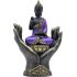 Thaise Boeddha in Handen Beeld – Paars & Zwart – Decoratie