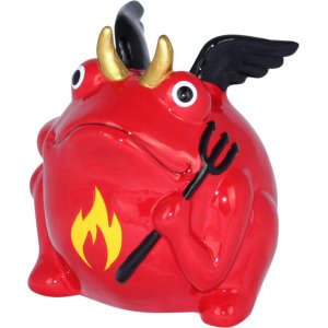 Pomme pidou Kikker Freddy - Spaarpot - S - Duivel