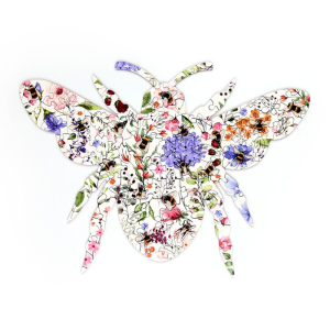 Nectar Meadows Bij – Houten 130-Stuks Bij-Vorm Legpuzzel