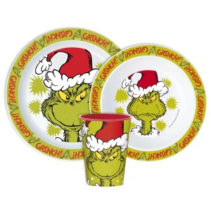 The Grinch – 3-delige kerst set – bord, kom & beker – officiële Christmas editie – kinderset – feestelijke servies set – Grinch design The Grinch – 3-delige kerst set – bord, kom & beker – officiële Christmas editie – kinderset – feestelijke servies set – Grinch design