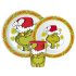 The Grinch – 3-delige kerst set – bord, kom & beker – officiële Christmas editie – kinderset – feestelijke servies set – Grinch design