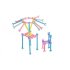 Constructiespeelgoed voor kinderen / rietjes / bouwen /